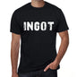 Ingot Mens Retro T Shirt Black Birthday Gift 00553 - Black / Xs - Casual