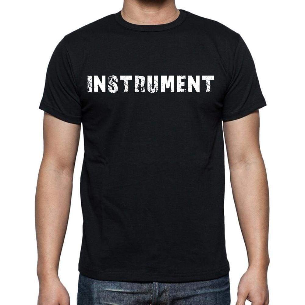 Instrument Mens Short Sleeve Round Neck T-Shirt Black T-Shirt En