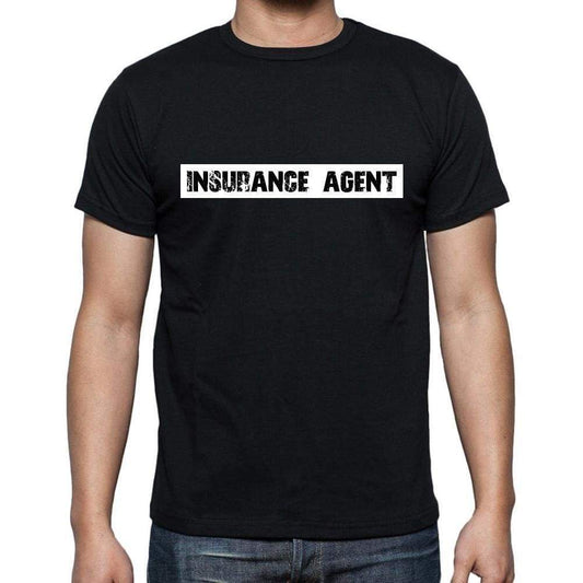 Insurance Agent T Shirt Mens T-Shirt Occupation S Size Black Cotton - T-Shirt