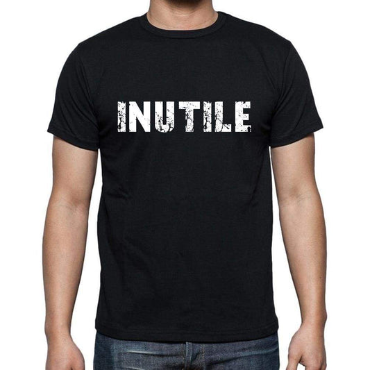 Inutile French Dictionary Mens Short Sleeve Round Neck T-Shirt 00009 - Casual