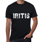 Iritis Mens Vintage T Shirt Black Birthday Gift 00554 - Black / Xs - Casual