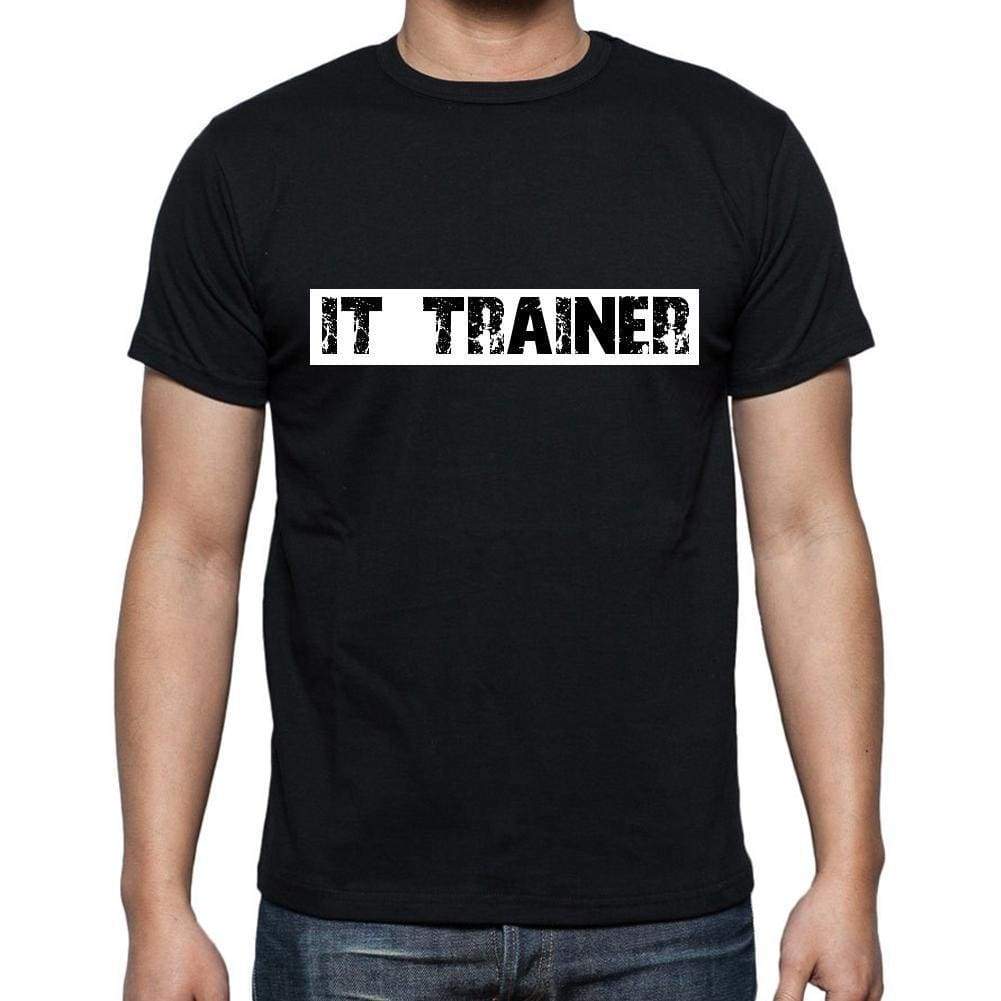 It Trainer T Shirt Mens T-Shirt Occupation S Size Black Cotton - T-Shirt