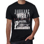 Jahrgang Birthday 1972 Black Mens Short Sleeve Round Neck T-Shirt Gift T-Shirt 00352 - Black / Xs - Casual