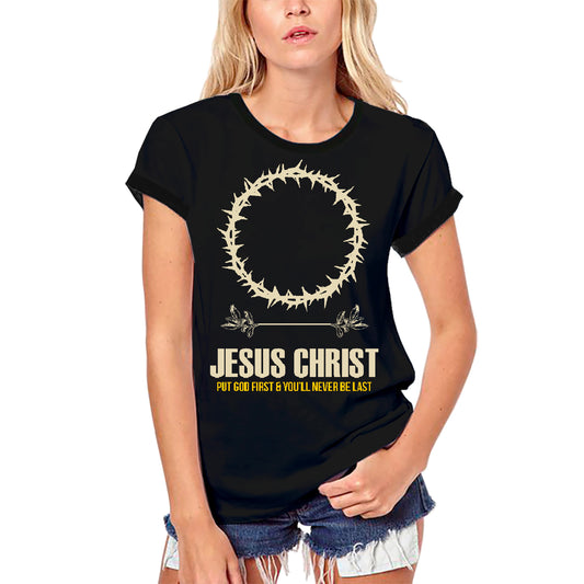 ULTRABASIC Women's Organic Religious T-Shirt Jesus Christ - Bible Christ Shirt