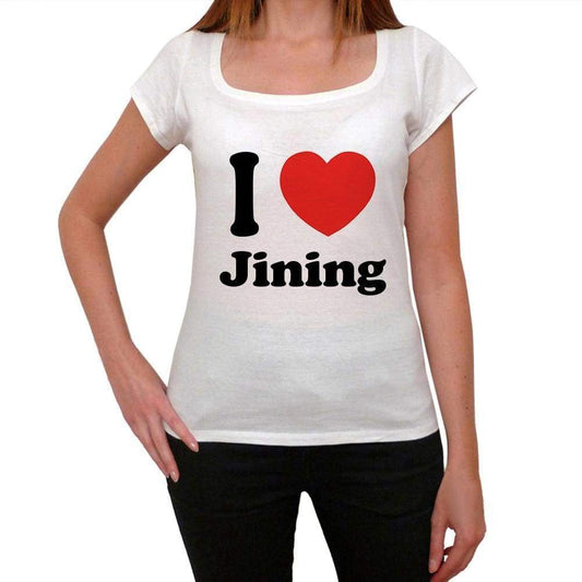 Jining T Shirt Woman Traveling In Visit Jining Womens Short Sleeve Round Neck T-Shirt 00031 - T-Shirt