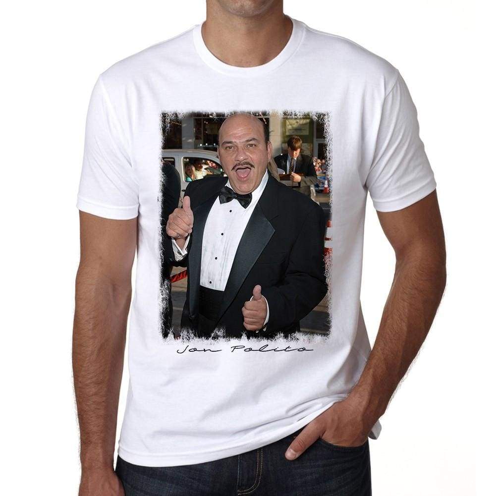 Jon Polito Jon Polito Tshirt Mens White Tee 00250