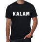 Kalam Mens Retro T Shirt Black Birthday Gift 00553 - Black / Xs - Casual