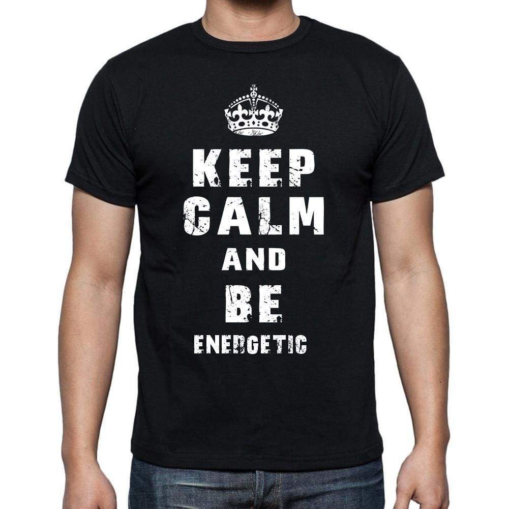 Keep Calm T-Shirt Energetic Mens Short Sleeve Round Neck T-Shirt - Casual