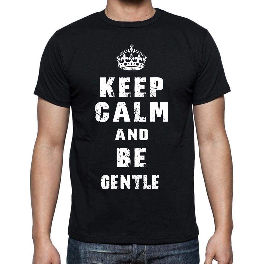 Keep Calm T-Shirt Gentle Mens Short Sleeve Round Neck T-Shirt - Casual