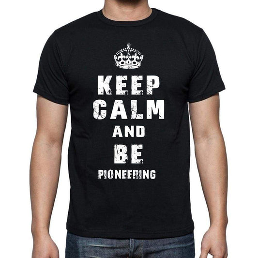 Keep Calm T-Shirt Pioneering Mens Short Sleeve Round Neck T-Shirt - Casual