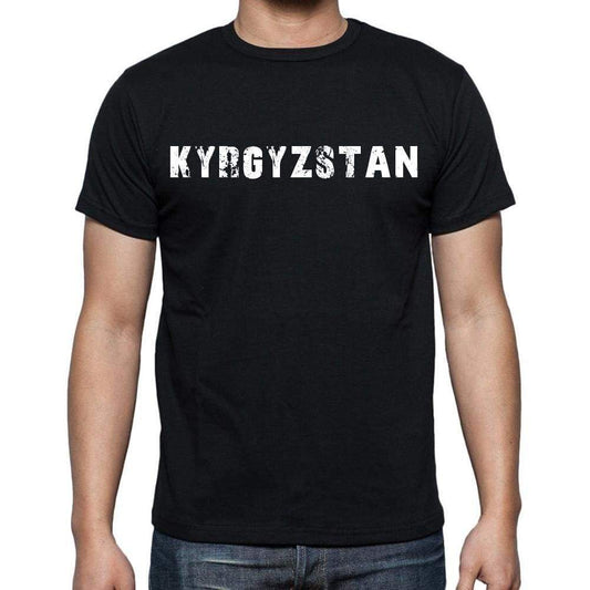 Kyrgyzstan T-Shirt For Men Short Sleeve Round Neck Black T Shirt For Men - T-Shirt