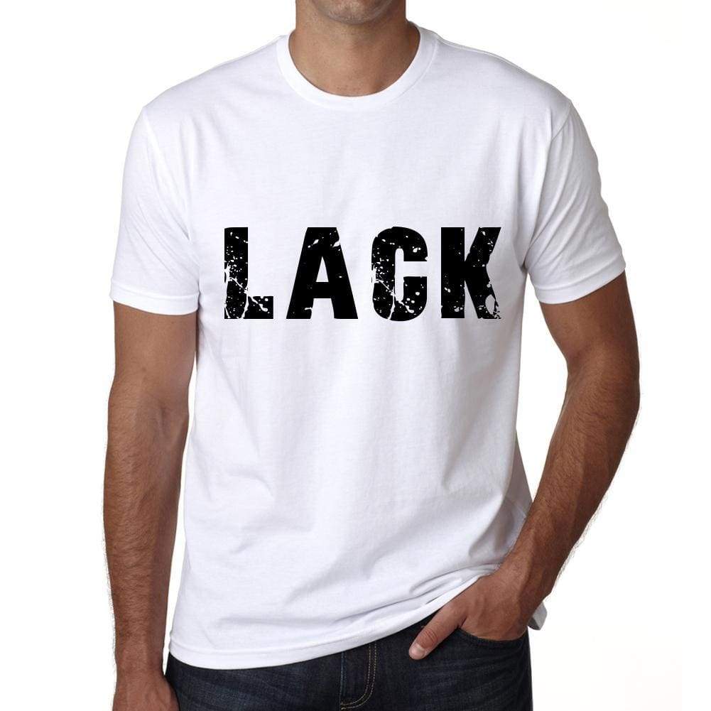 Lack Mens T Shirt White Birthday Gift 00552 - White / Xs - Casual