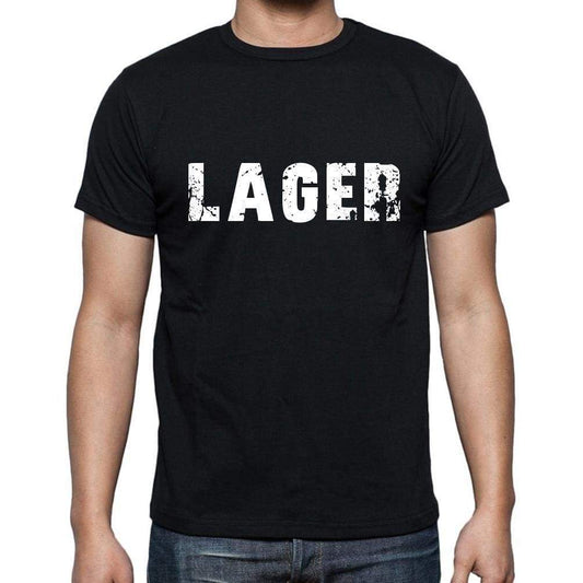 Lager Mens Short Sleeve Round Neck T-Shirt - Casual