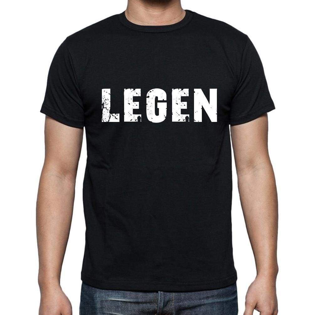 Legen Mens Short Sleeve Round Neck T-Shirt - Casual