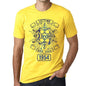 Letting Dreams Sail Since 1954 Mens T-Shirt Yellow Birthday Gift 00405 - Yellow / Xs - Casual