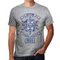 Letting Dreams Sail Since 1955 Mens T-Shirt Grey Birthday Gift 00403 - Grey / S - Casual