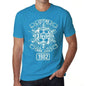 Letting Dreams Sail Since 1982 Mens T-Shirt Blue Birthday Gift 00404 - Blue / Xs - Casual