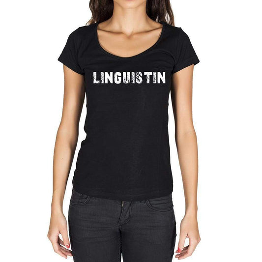 Linguistin Womens Short Sleeve Round Neck T-Shirt 00021 - Casual