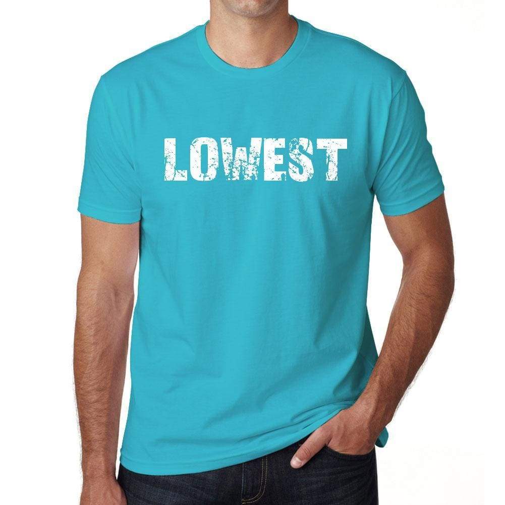 Lowest Mens Short Sleeve Round Neck T-Shirt 00020 - Blue / S - Casual