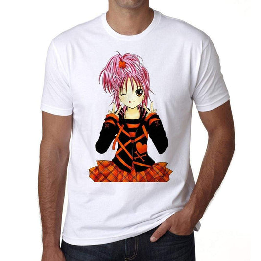 Manga Girl Winking Orange T-Shirt For Men T Shirt Gift 00089 - T-Shirt