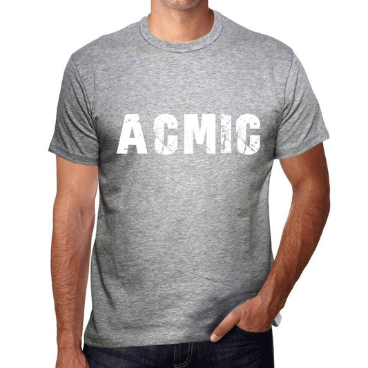 Mens Tee Shirt Vintage T Shirt Acmic 00562 - Grey / S - Casual