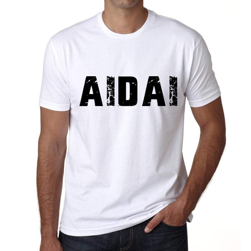 Mens Tee Shirt Vintage T Shirt Aidai X-Small White 00561 - White / Xs - Casual