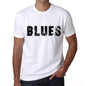 Mens Tee Shirt Vintage T Shirt Blues X-Small White 00561 - White / Xs - Casual