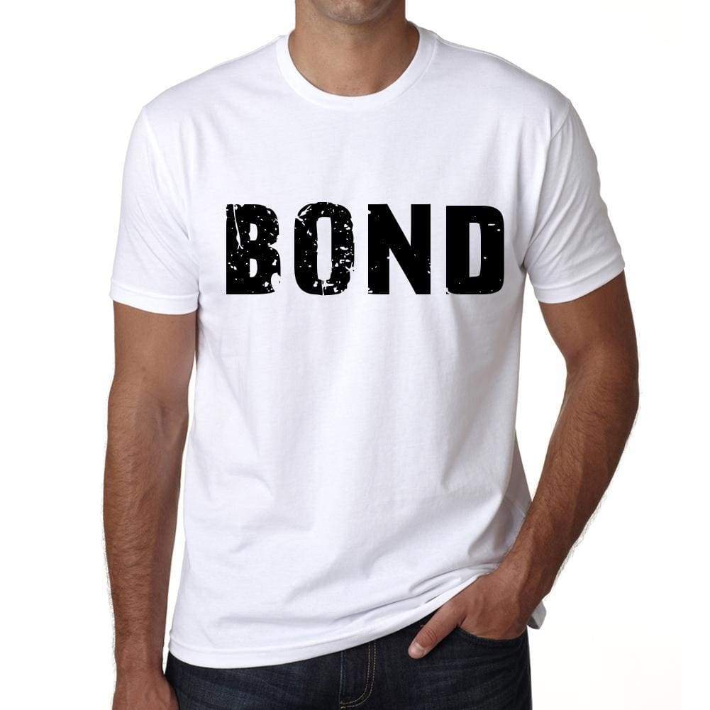 Mens Tee Shirt Vintage T Shirt Bond X-Small White 00560 - White / Xs - Casual