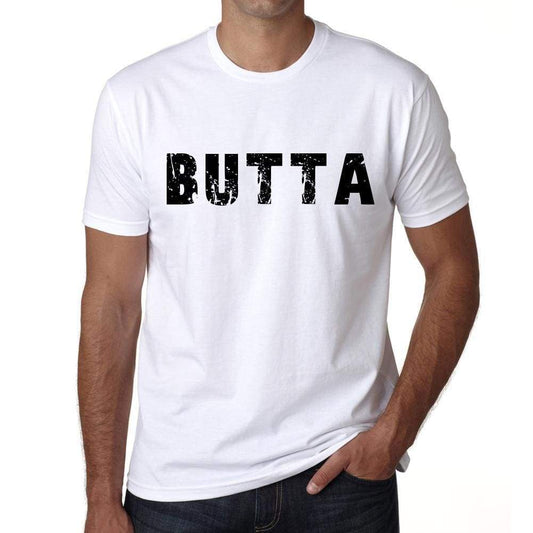 <span>Men's</span> Tee Shirt Vintage T shirt Butta X-Small White 00561 - ULTRABASIC
