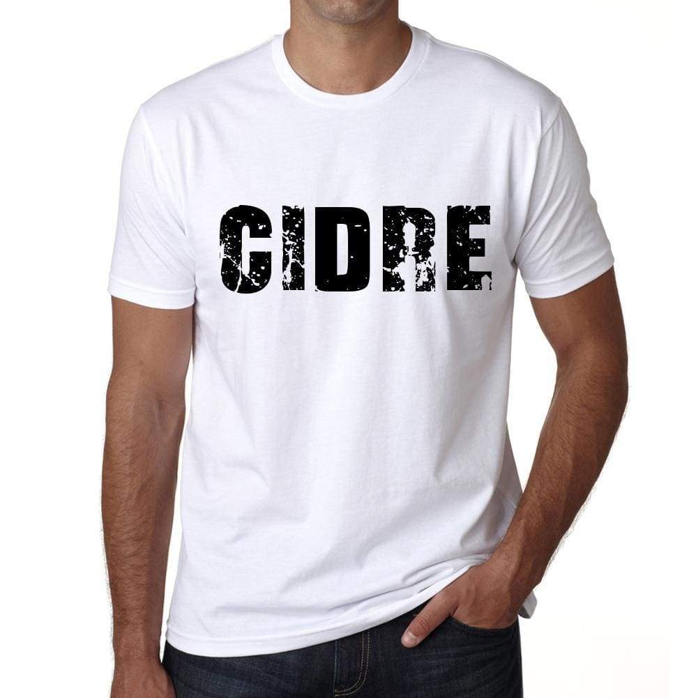 Mens Tee Shirt Vintage T Shirt Cidre X-Small White 00561 - White / Xs - Casual