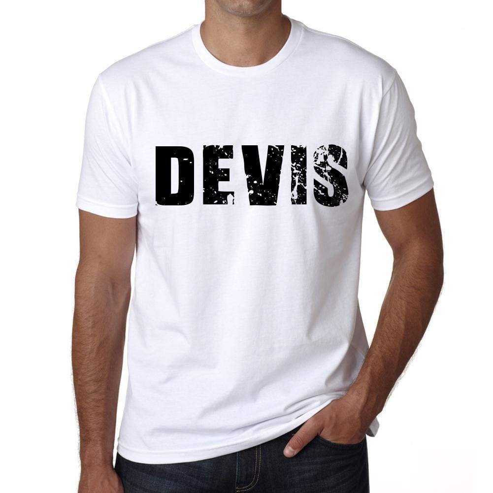 Mens Tee Shirt Vintage T Shirt Devis X-Small White 00561 - White / Xs - Casual