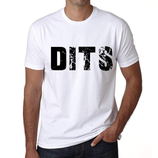 Mens Tee Shirt Vintage T Shirt Dits X-Small White 00560 - White / Xs - Casual