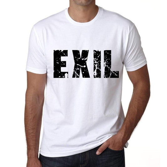 Mens Tee Shirt Vintage T Shirt Exil X-Small White 00560 - White / Xs - Casual