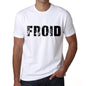 Mens Tee Shirt Vintage T Shirt Froid X-Small White 00561 - White / Xs - Casual