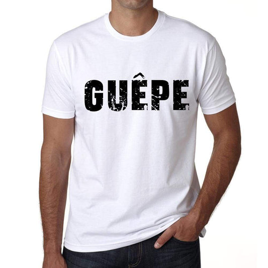 Mens Tee Shirt Vintage T Shirt Guêpe X-Small White 00561 - White / Xs - Casual