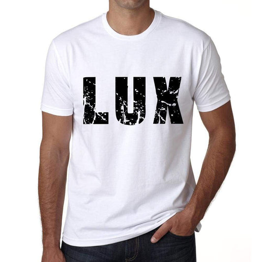 Mens Tee Shirt Vintage T Shirt Lux X-Small White 00559 - White / Xs - Casual