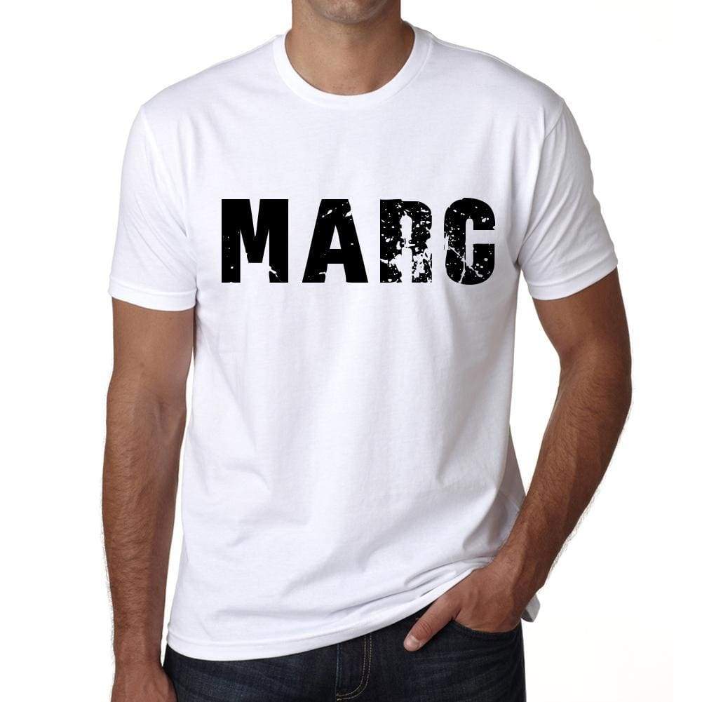Mens Tee Shirt Vintage T Shirt Marc X-Small White 00560 - White / Xs - Casual