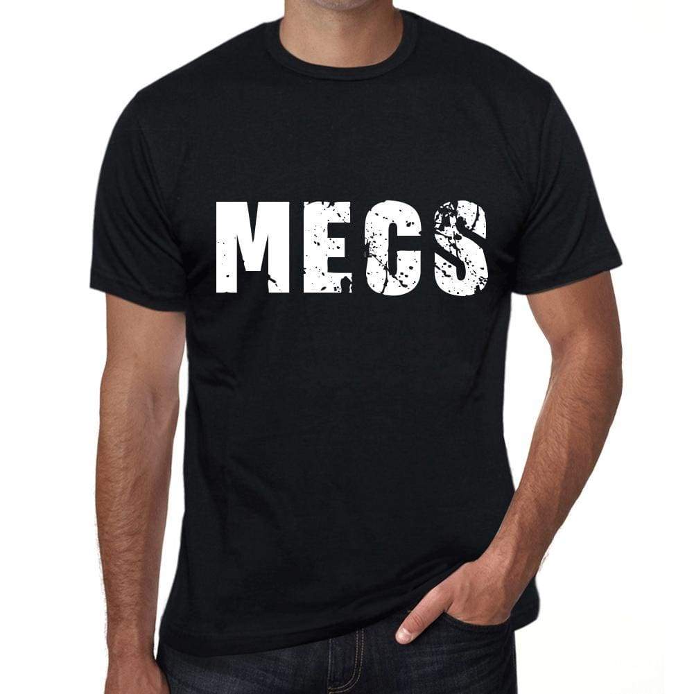 Mens Tee Shirt Vintage T Shirt Mecs X-Small Black 00557 - Black / Xs - Casual