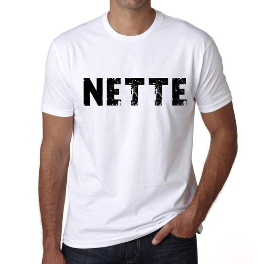 Mens Tee Shirt Vintage T Shirt Nette X-Small White - White / Xs - Casual