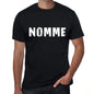 Mens Tee Shirt Vintage T Shirt Nomme X-Small Black 00558 - Black / Xs - Casual