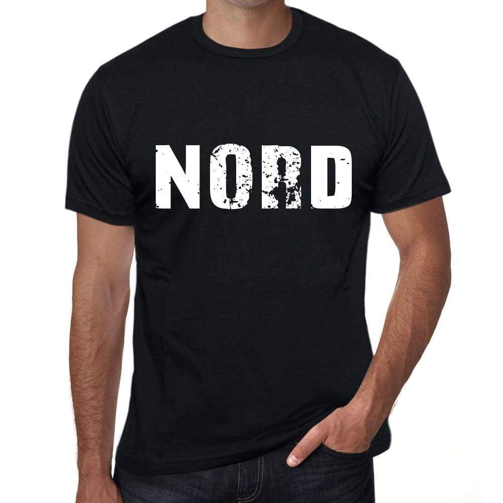 Mens Tee Shirt Vintage T Shirt Nord X-Small Black 00557 - Black / Xs - Casual