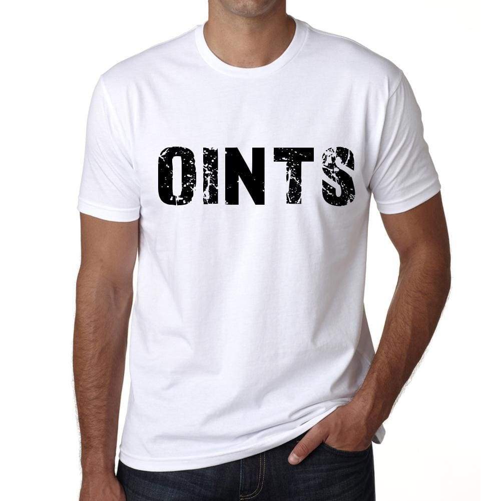Mens Tee Shirt Vintage T Shirt Oints X-Small White - White / Xs - Casual