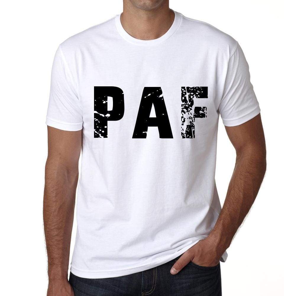 Mens Tee Shirt Vintage T Shirt Paf X-Small White 00559 - White / Xs - Casual