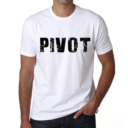 Mens Tee Shirt Vintage T Shirt Pivot X-Small White - White / Xs - Casual