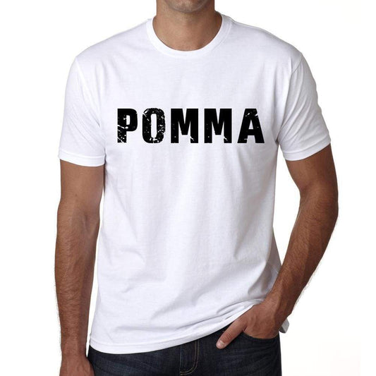 Mens Tee Shirt Vintage T Shirt Pomma X-Small White - White / Xs - Casual