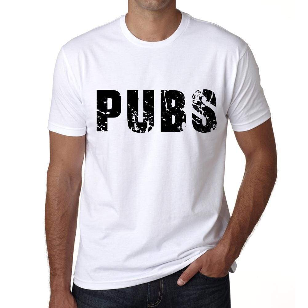 Mens Tee Shirt Vintage T Shirt Pubs X-Small White 00560 - White / Xs - Casual