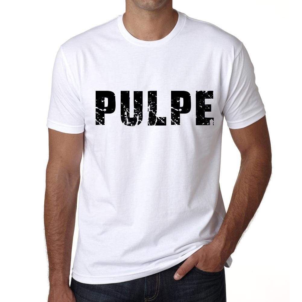 Mens Tee Shirt Vintage T Shirt Pulpe X-Small White - White / Xs - Casual