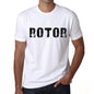 Mens Tee Shirt Vintage T Shirt Rotor X-Small White - White / Xs - Casual