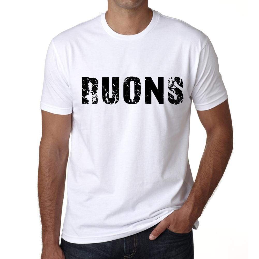 Mens Tee Shirt Vintage T Shirt Ruons X-Small White - White / Xs - Casual
