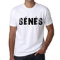 Mens Tee Shirt Vintage T Shirt Sénés X-Small White - White / Xs - Casual